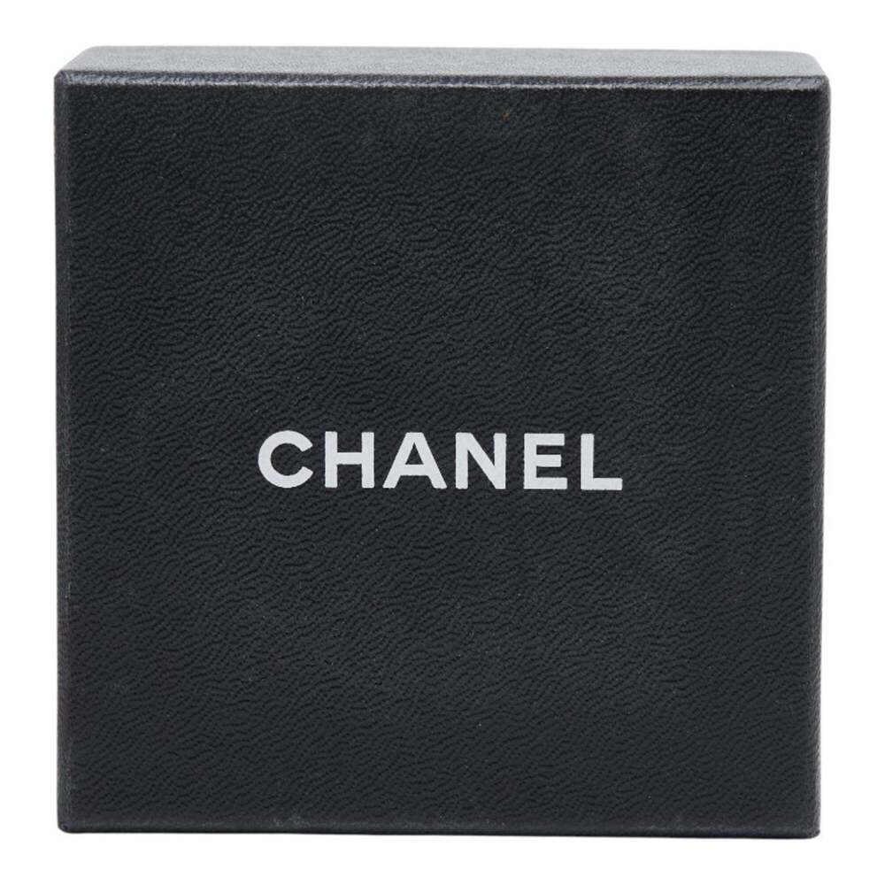 CHANEL Gold Logo Earrings - Picture 6 of 7